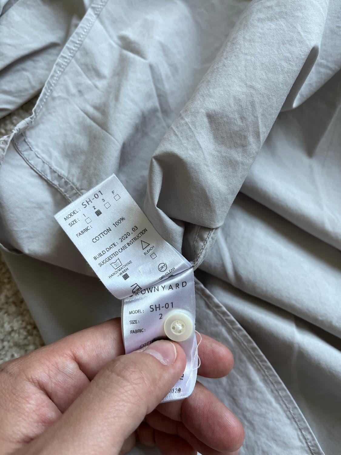 브라운야드 Steady Shirt Grey (초판)(103-105) 상품이미지7