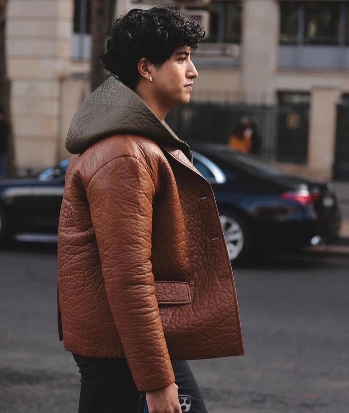 [38] 미우미우 나파 레더 자켓 블레이저 상품이미지2