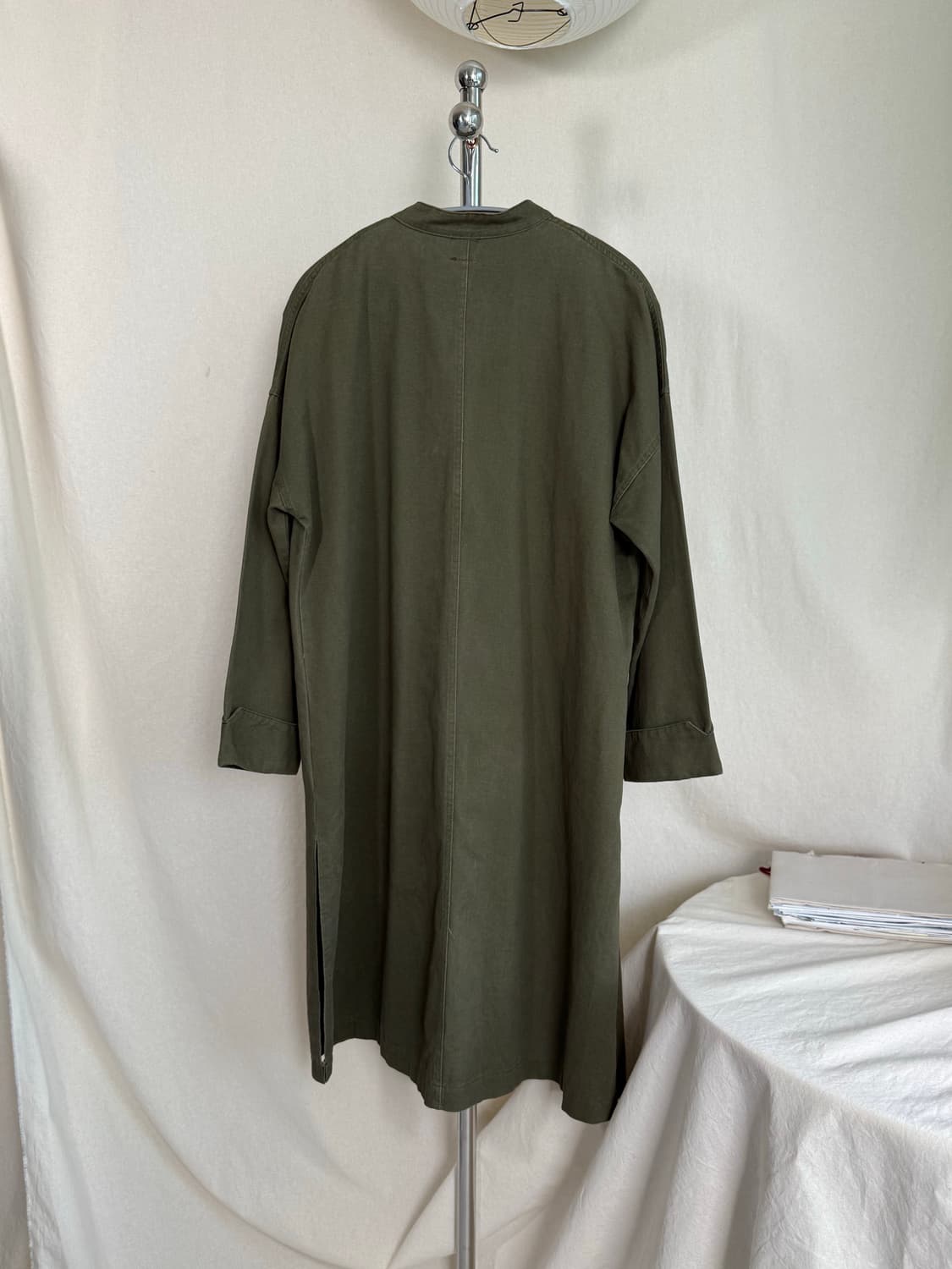 Merlot China Button Coat 상품이미지7