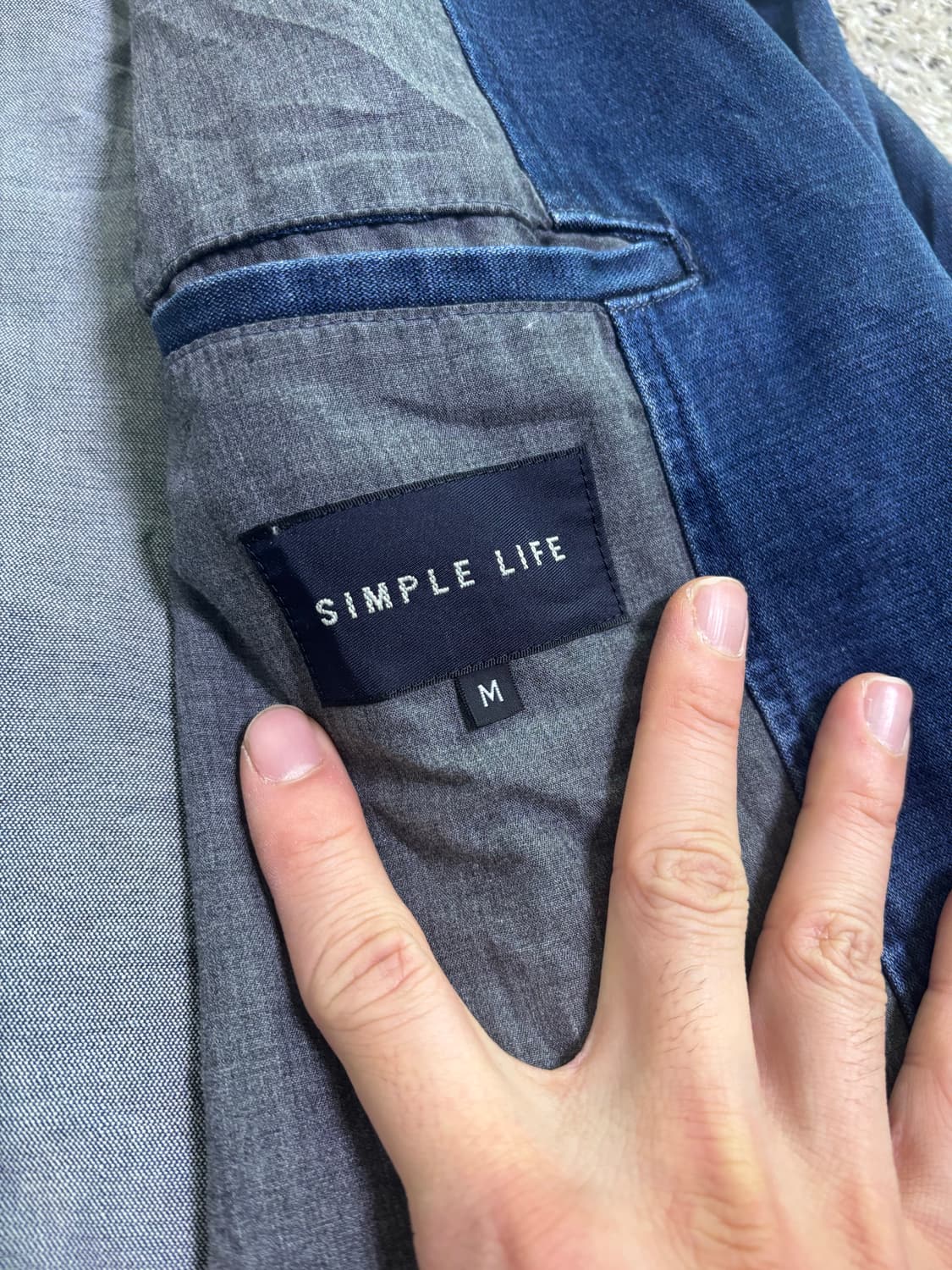 일본판 SIMPLE LIFE 텐셀원단 자켓 사이즈 100-105 상품이미지6