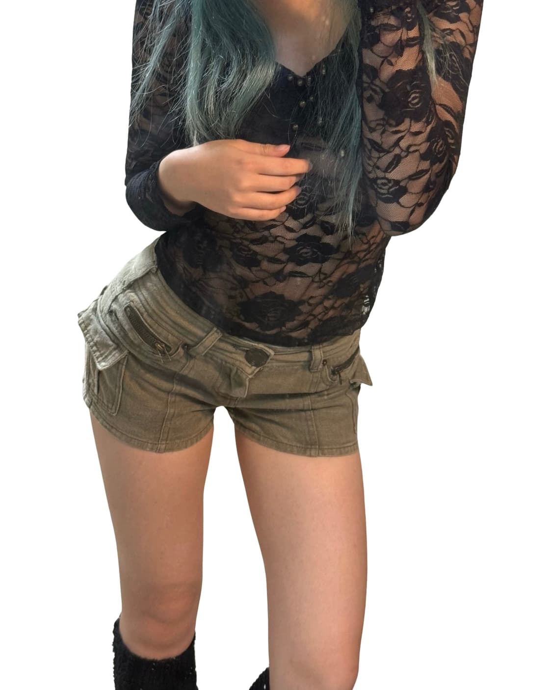 빈티지 갸루맛 숏츠 상품이미지1