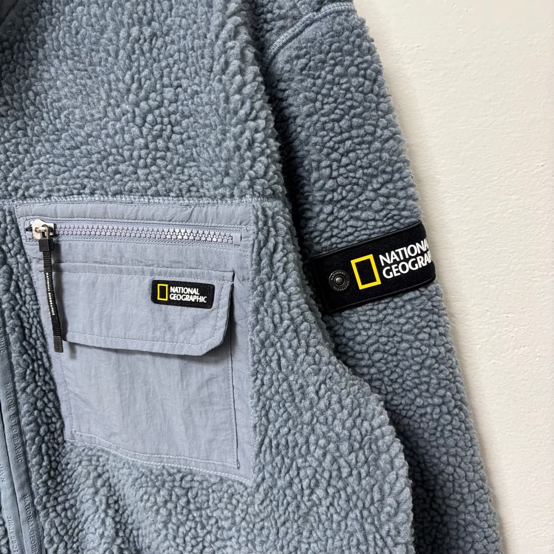 내셔널지오그래픽 블루 플리스 자켓 상품이미지4