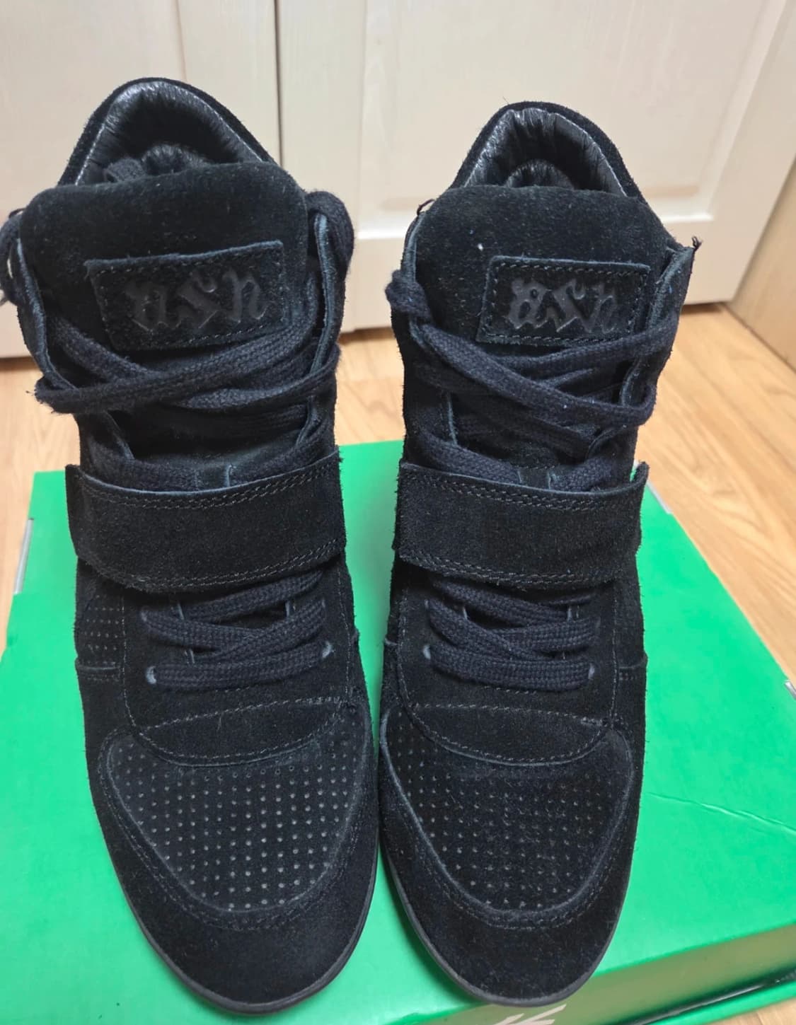 Ash 아쉬 웨지힐 스니커즈 블랙 39 상품이미지7