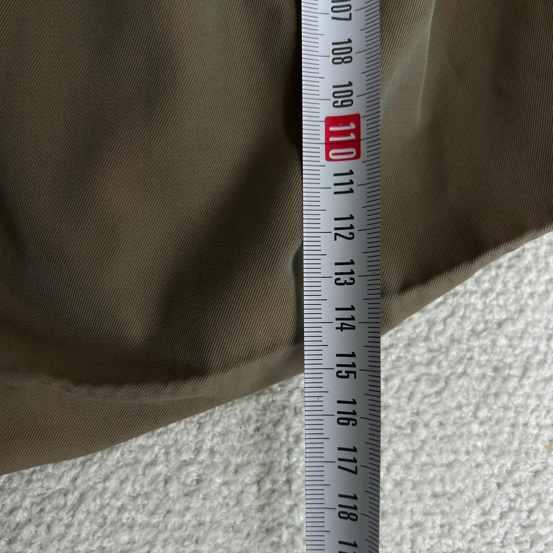 닥스 트렌치 코트 카키 체크 안감 m 상품이미지5