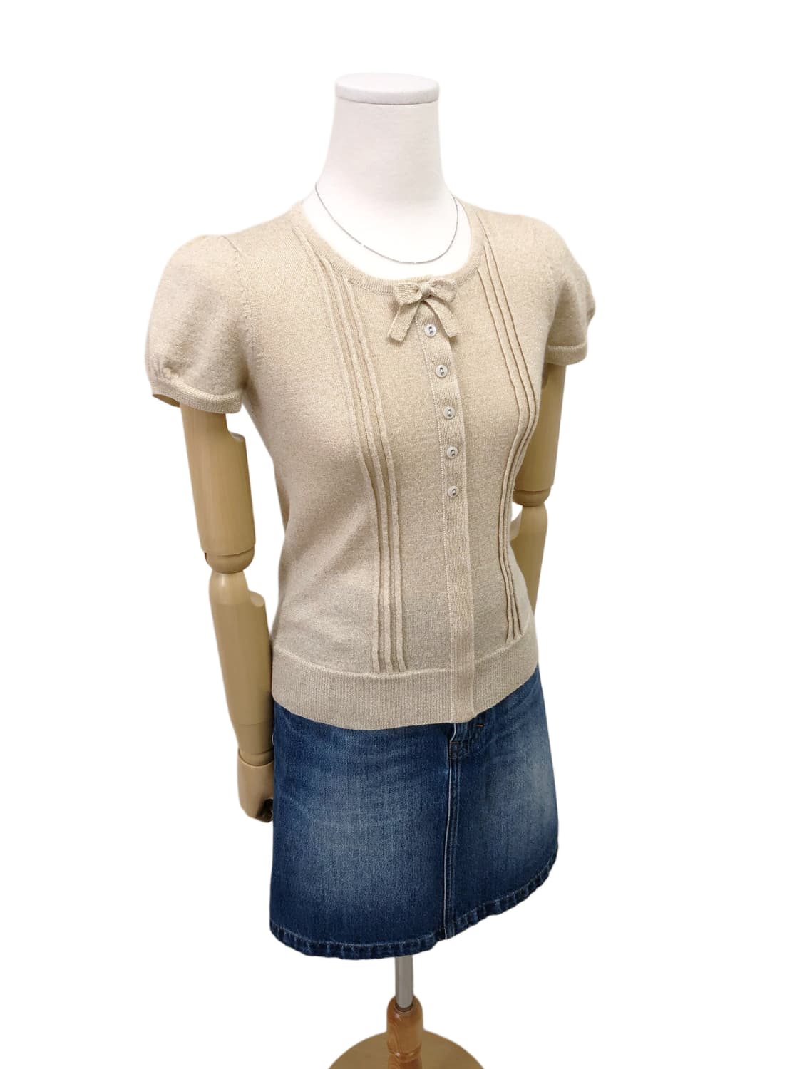 레이빔즈 반팔 니트 상품이미지5