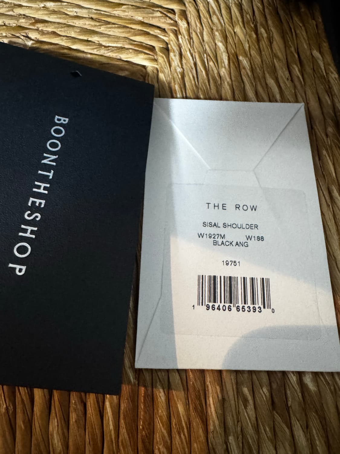 더로우 Sisal Shoulder 블랙 새상품 상품이미지7