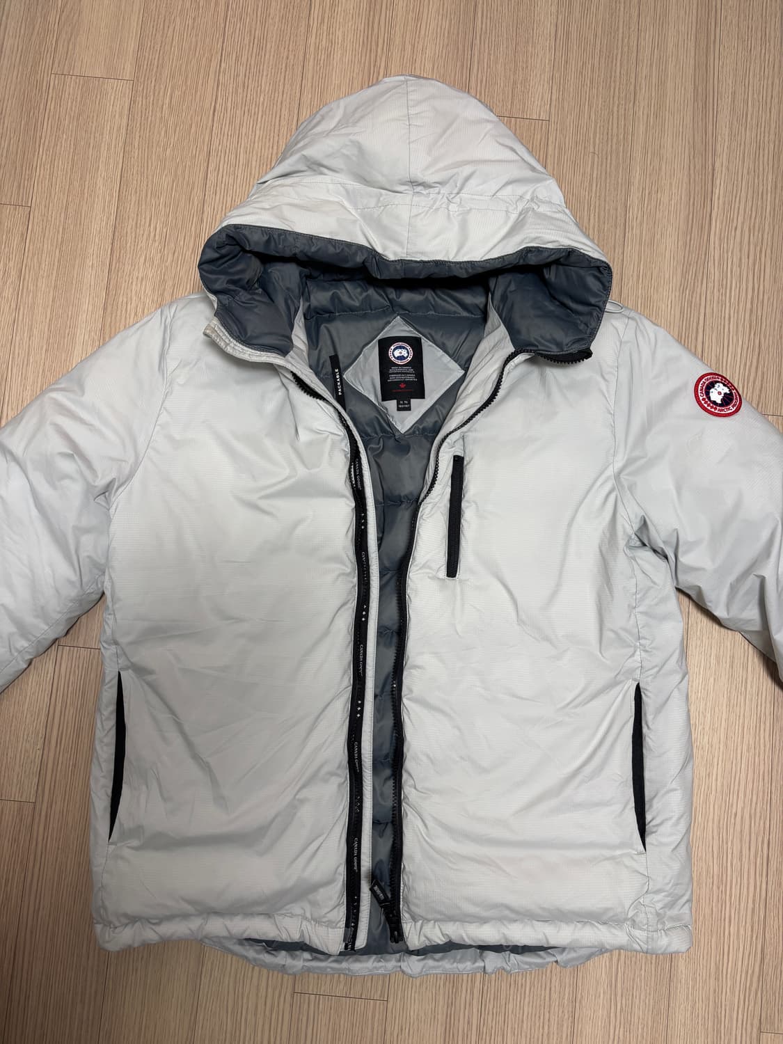 캐나다 구스 롯지 다운 후디 매트 피니쉬 실버버치  상품이미지2