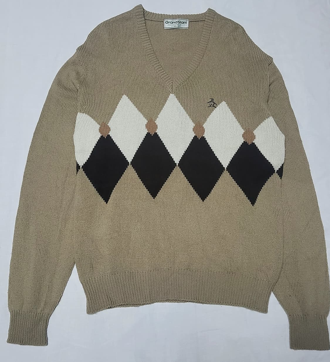 먼싱웨어(MUNSINGWEAR) 남성용 울 혼방 니트 스웨터 상품이미지1