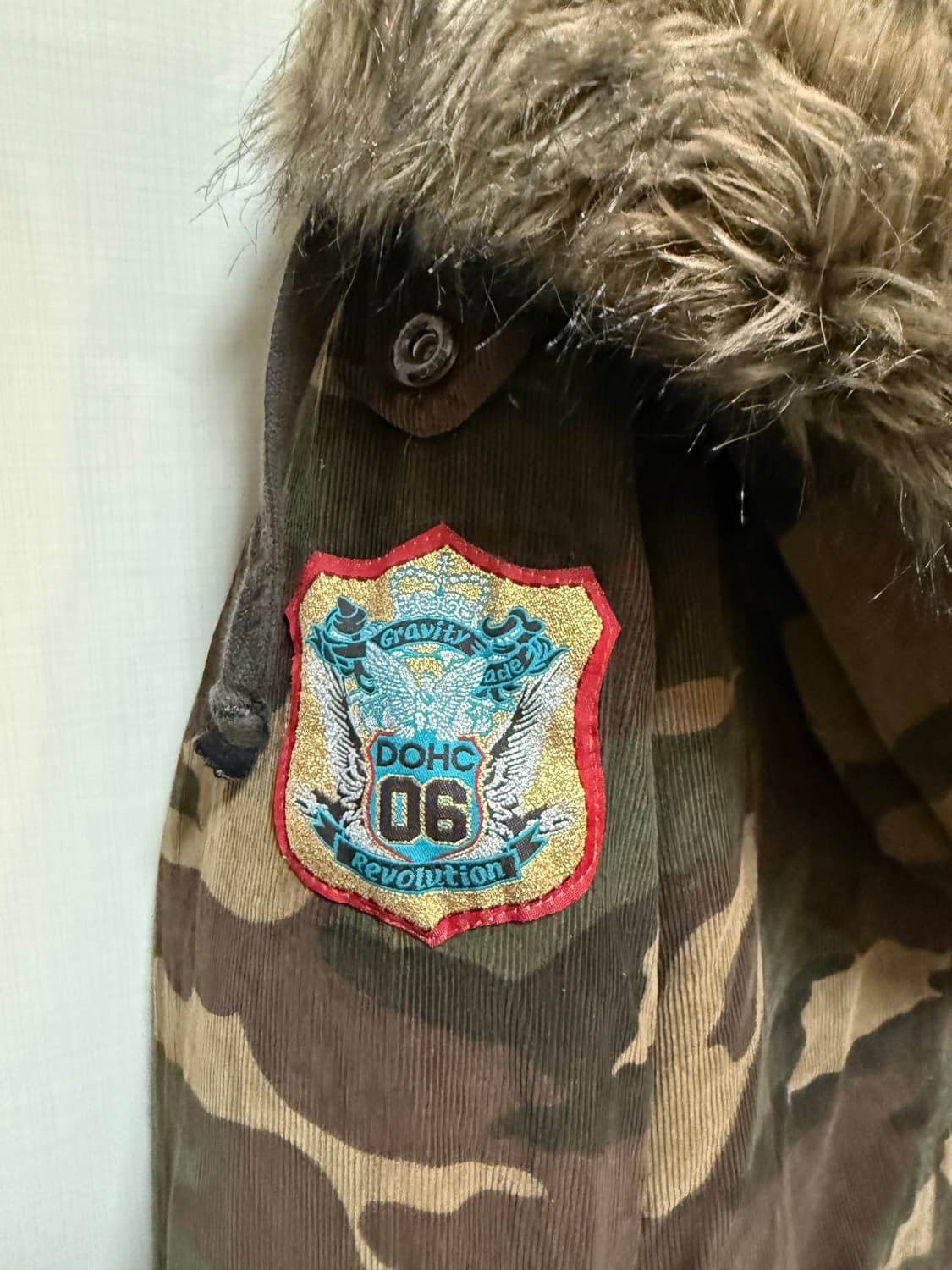 DOHC 퍼 카모 패딩 / Y2K패딩 상품이미지3