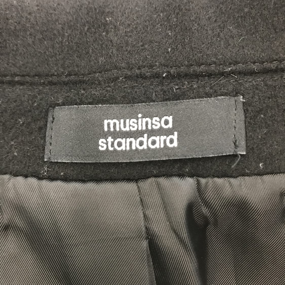 무신사스탠다드 캐시미어 블렌드 더블코트 [L사이즈] 상품이미지5