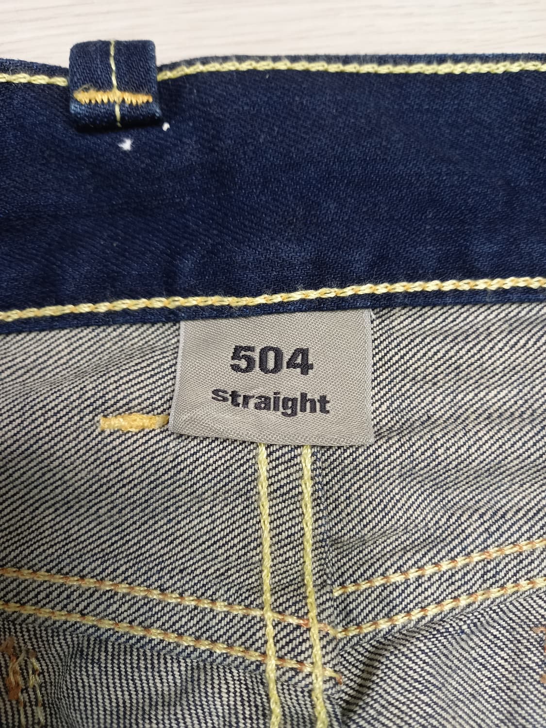 32 리바이스504 워싱 일자진 진청 32-382 상품이미지9