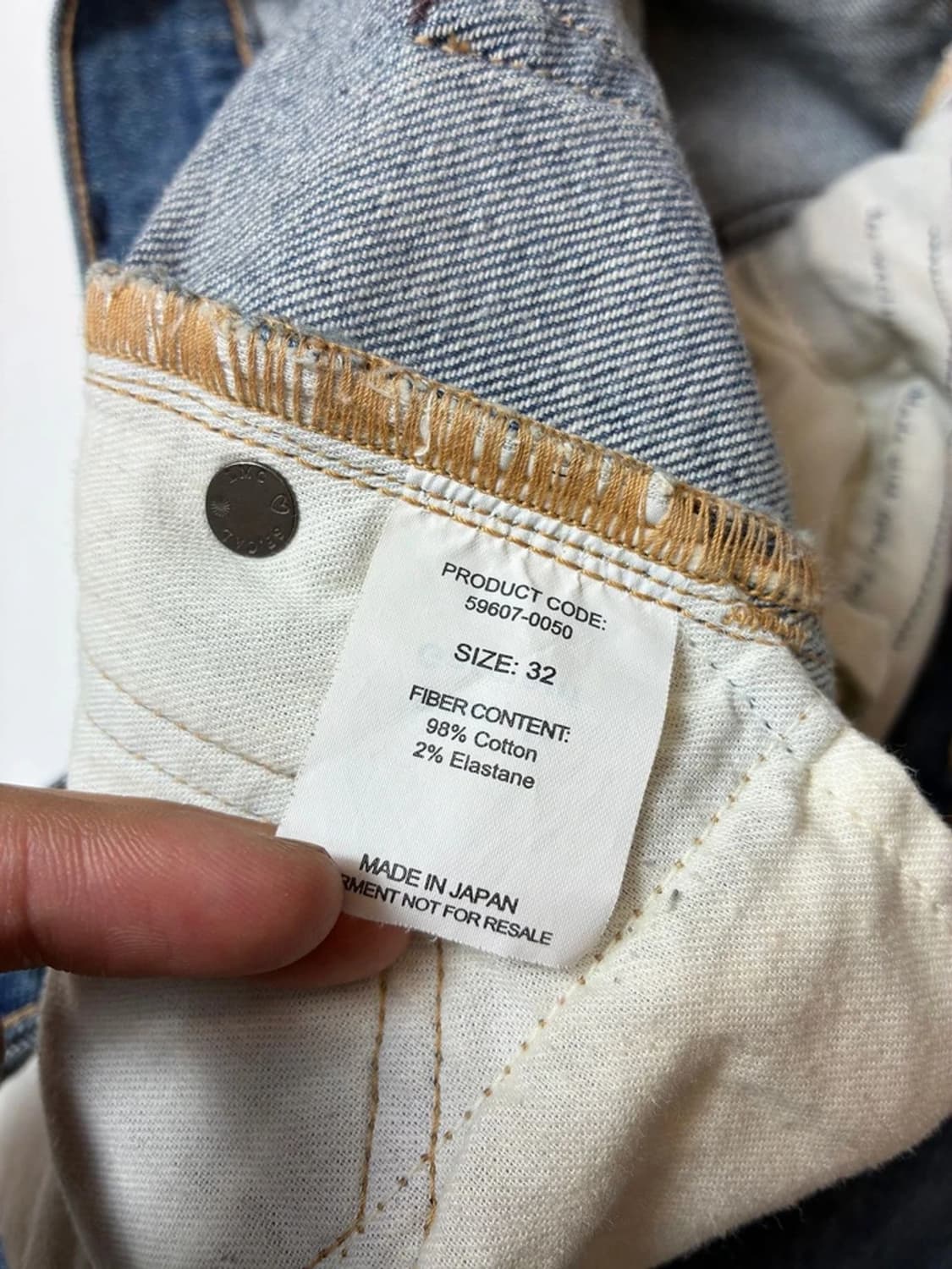 리바이스 512 재팬 슬림 테이퍼드 데님 팬츠 PN8496 상품이미지9