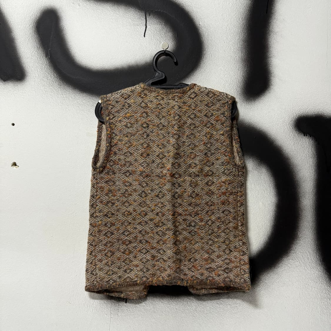VTG 빈티지 재패니즈 모리 스타일 브라운 니트 베스트 상품이미지2