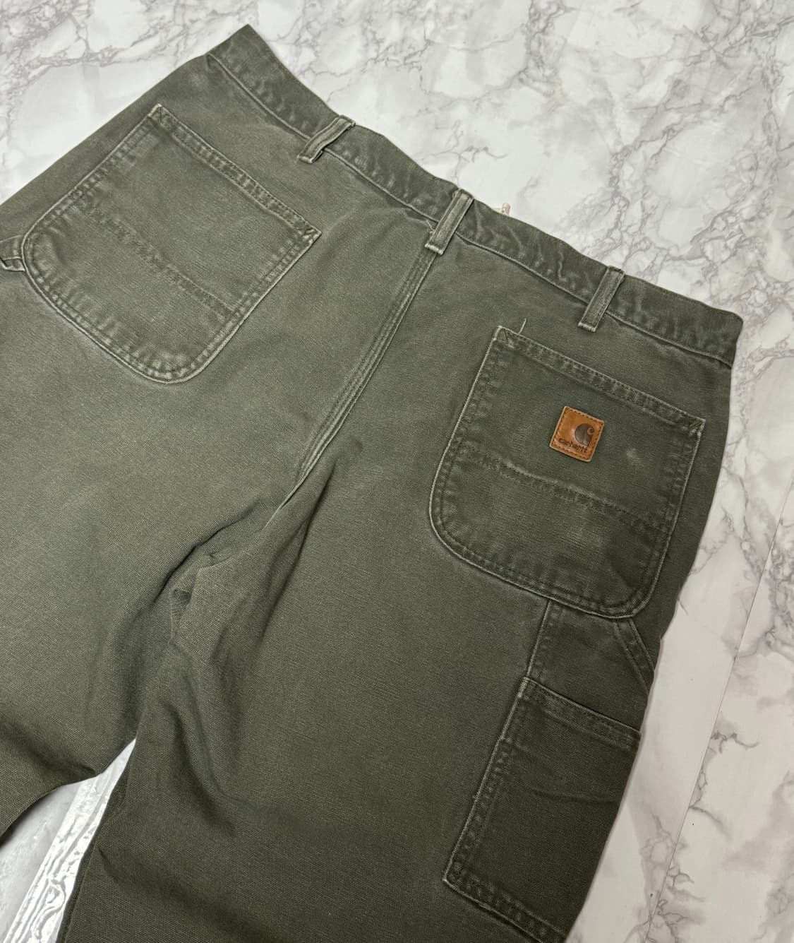 칼하트 B11 모스그린 와이드 워크 바지 상품이미지5