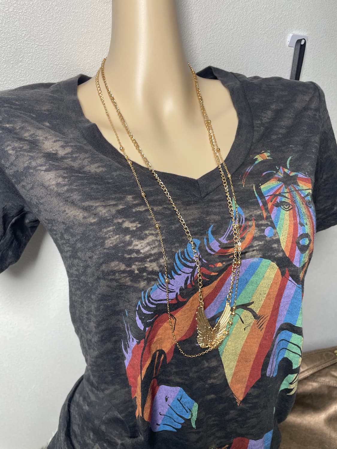 빈티지 펑크 y2k 시스루 반팔 티셔츠  상품이미지2