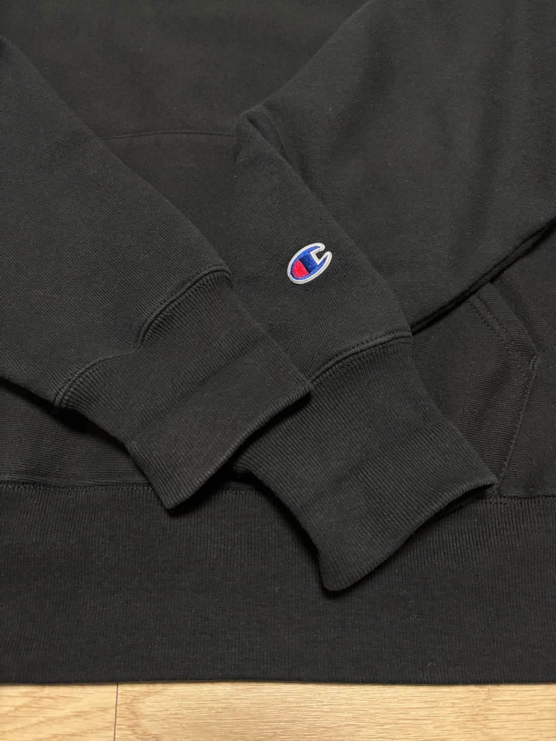 필그림 Pilgrim x Champion 리버스위브 후드 블랙 XL 상품이미지4