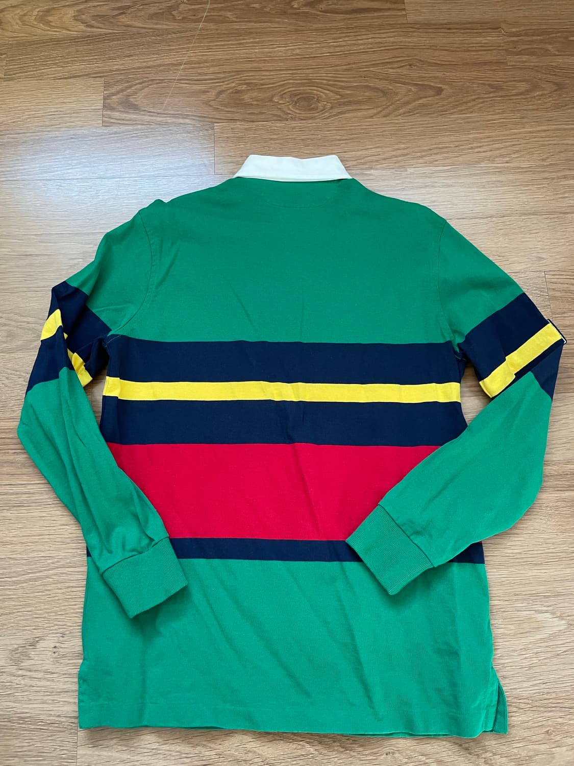 폴로 하이테크 카약 럭비티 그린 옐로우 네이비 스타디움 rrl 상품이미지3