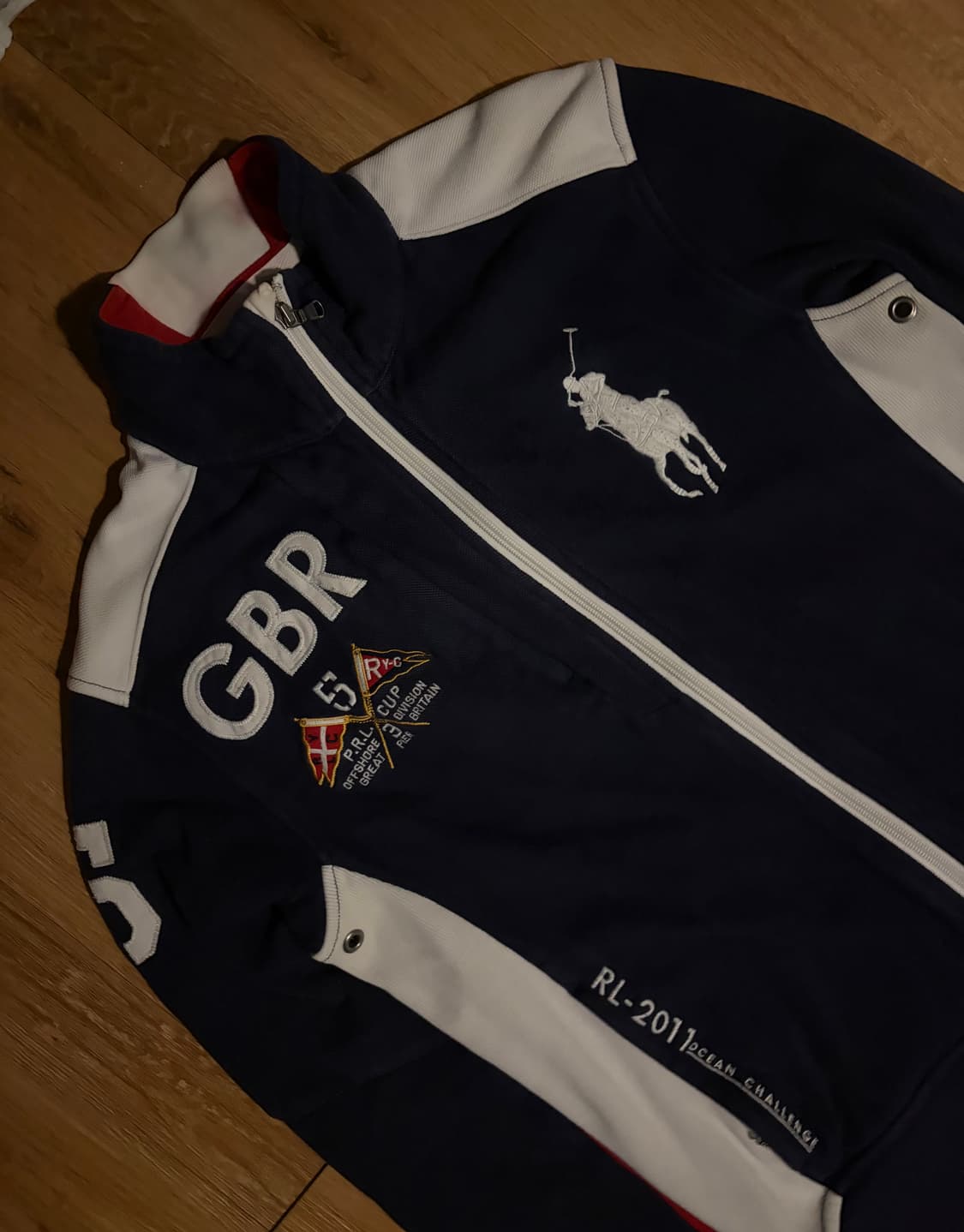 폴로 빅포니 GBR 레이싱 집업 져지 M 상품이미지1