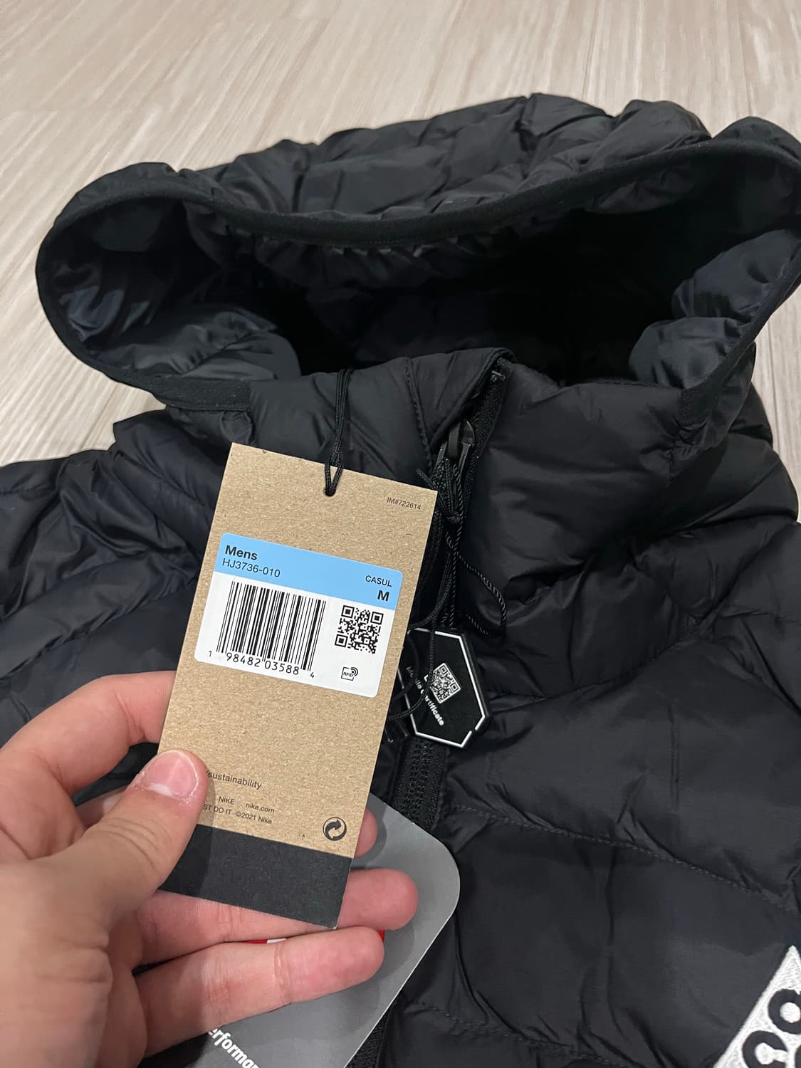 나이키 ACG 라바 플로우 써마핏 ADV 자켓 블랙 서밋 화이트 상품이미지2