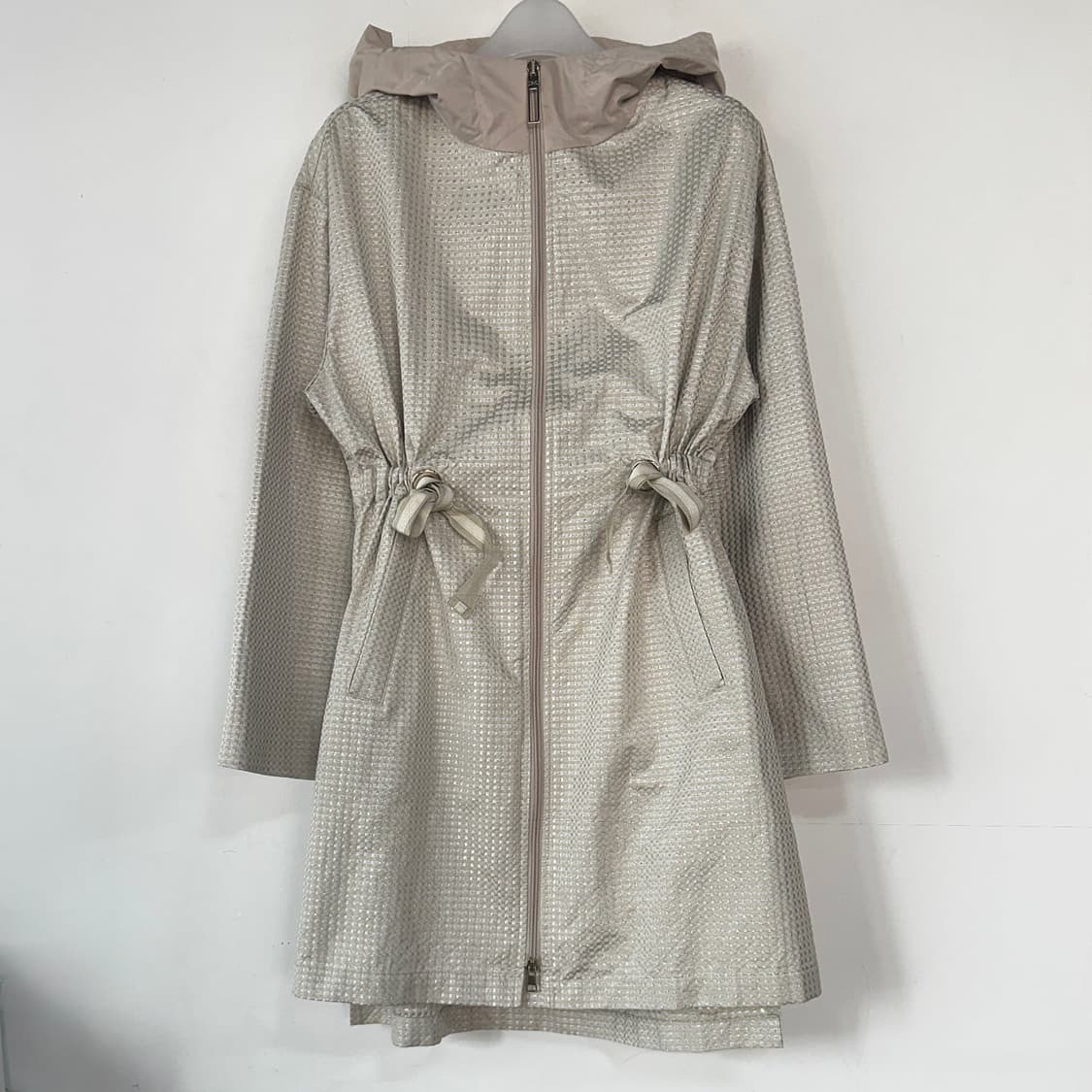 JNC 스트링 후드 롱 점퍼 상품이미지1