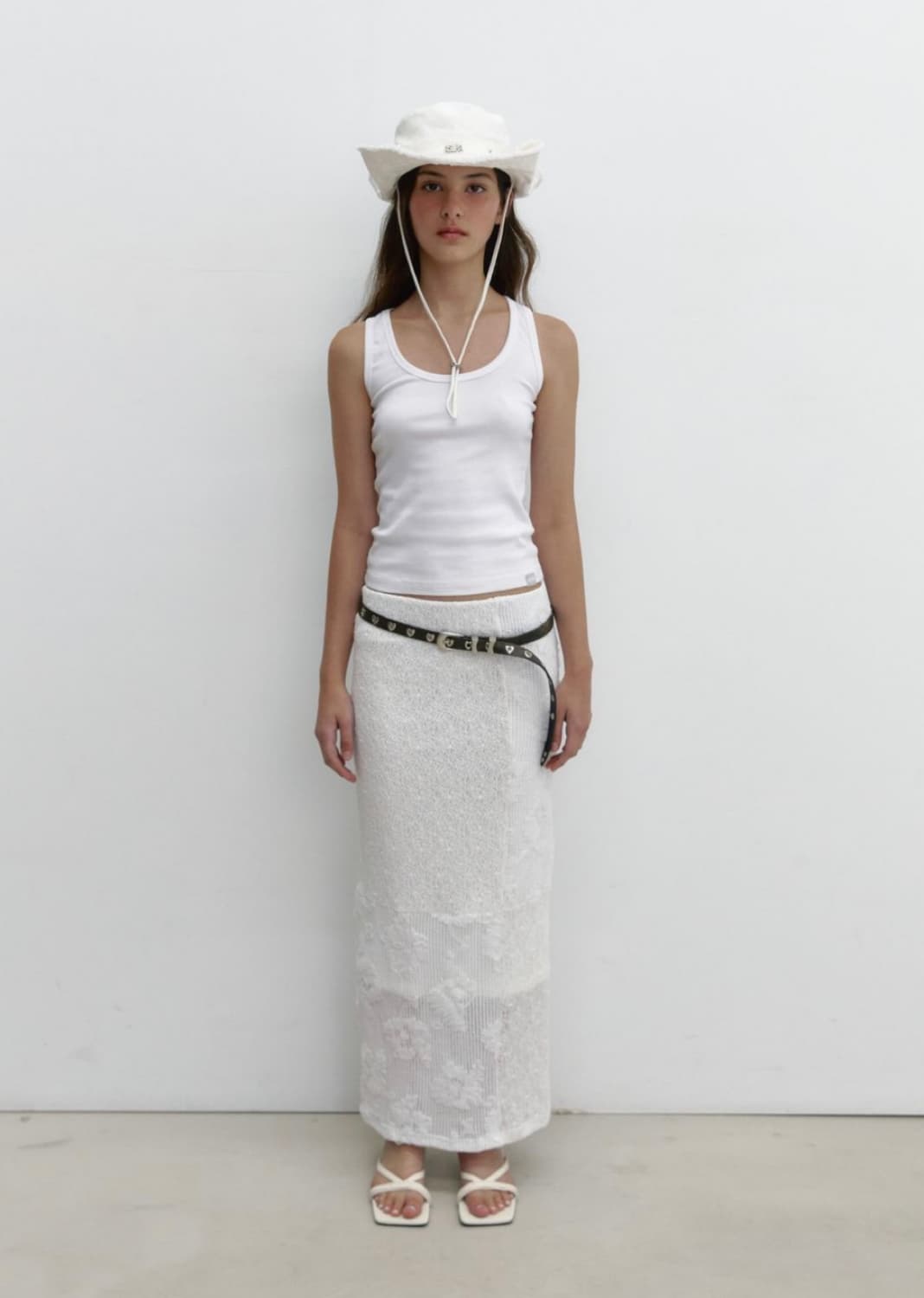 ASURA GARDEN MESH OPS 스커트 원피스 상품이미지1