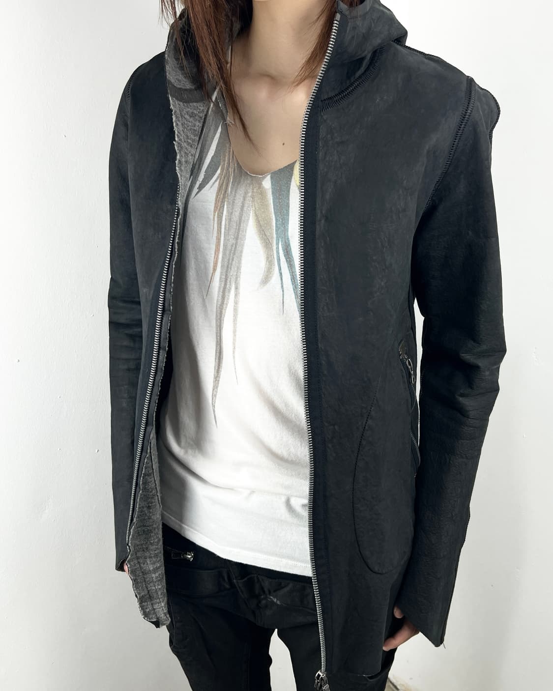 ISAAC SELLAM LAMBSKIN LEATHER JACKET 상품이미지1