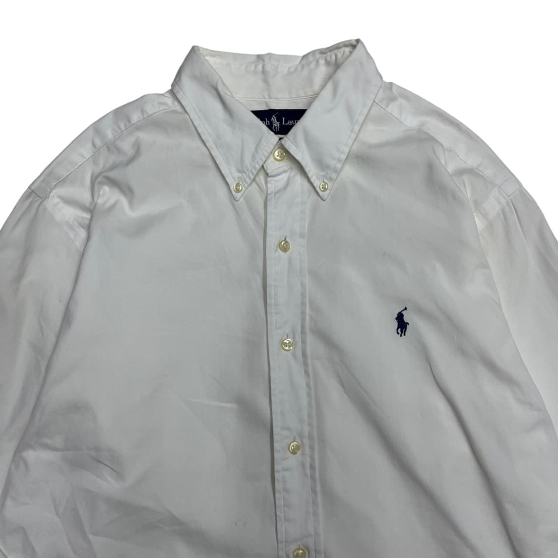 폴로 랄프로렌 네이비포니 화이트 셔츠 상품이미지4