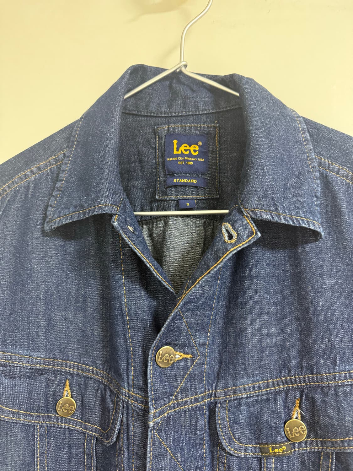 LEE 반팔 데님 자켓S 상품이미지2