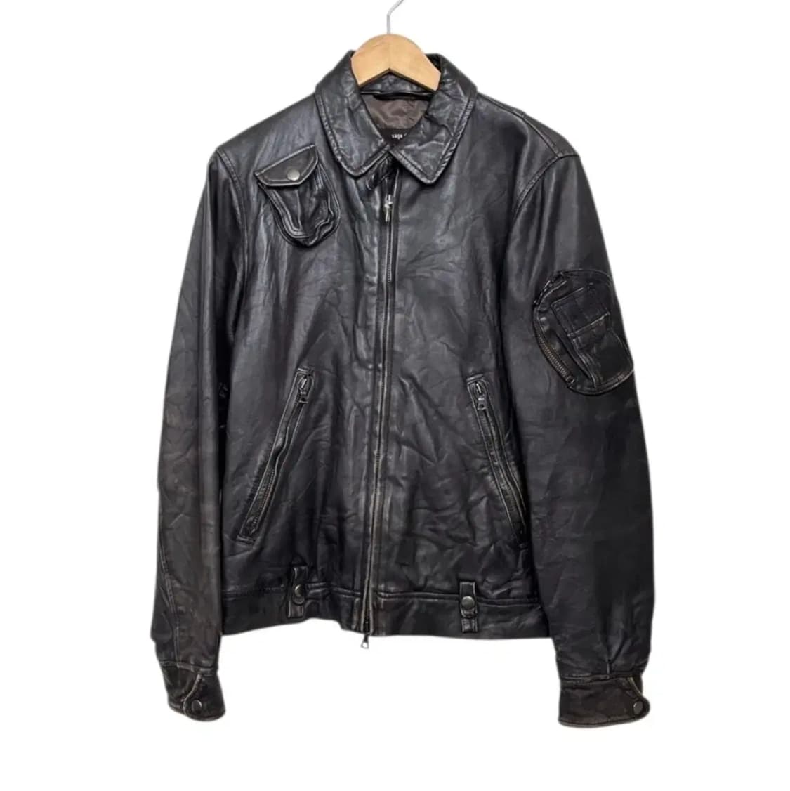 사쥬드크레 항공 라이더 가죽 자켓 상품이미지1