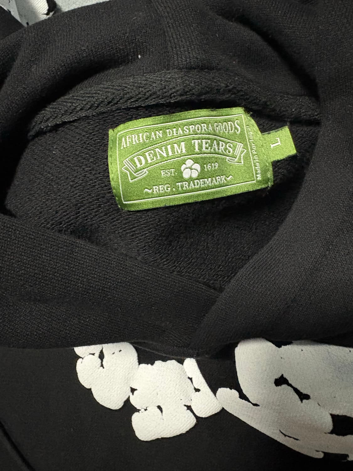 데님티어스 후드티 L 상품이미지3