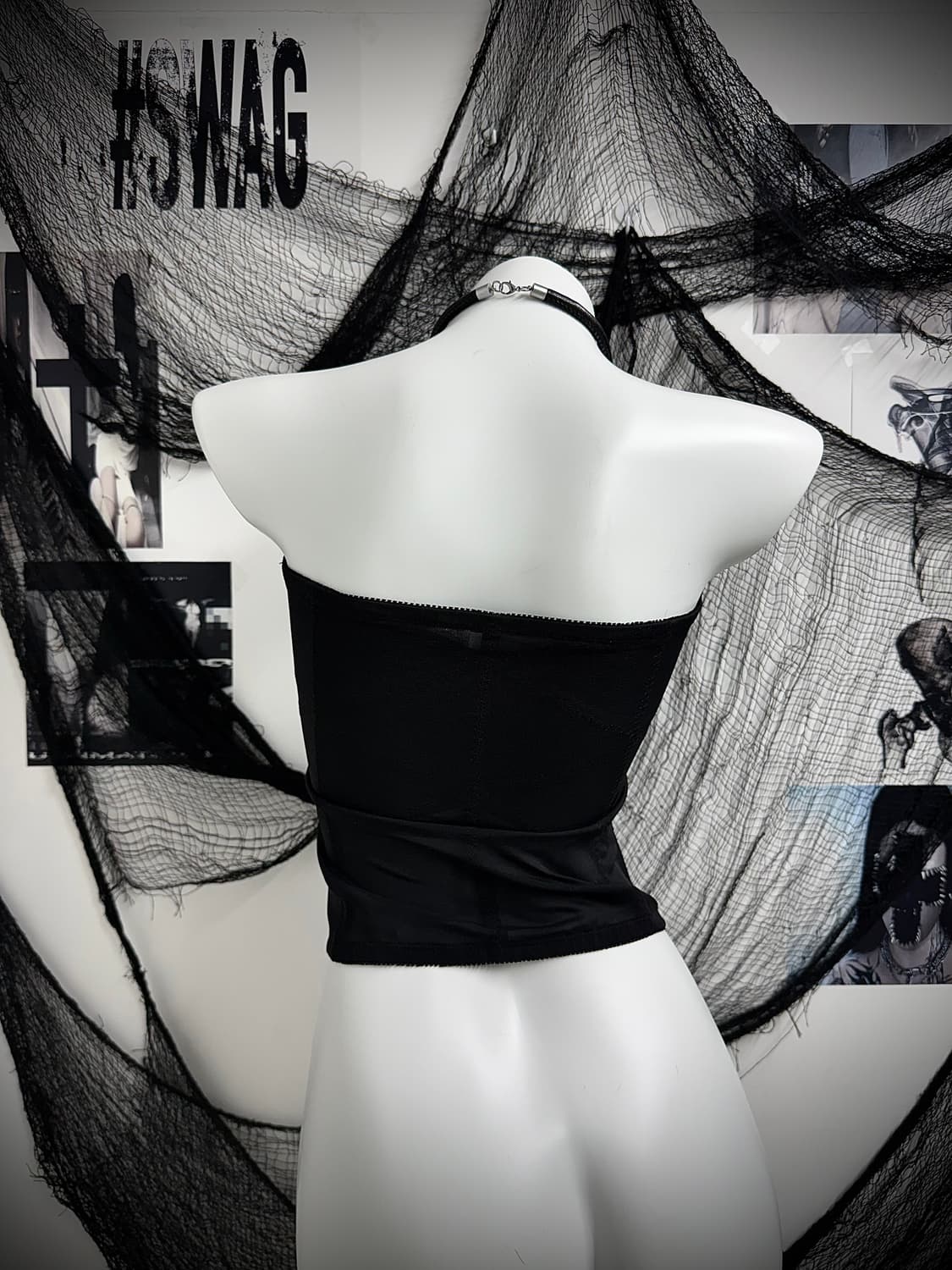 Flower pattern hook corset 상품이미지3