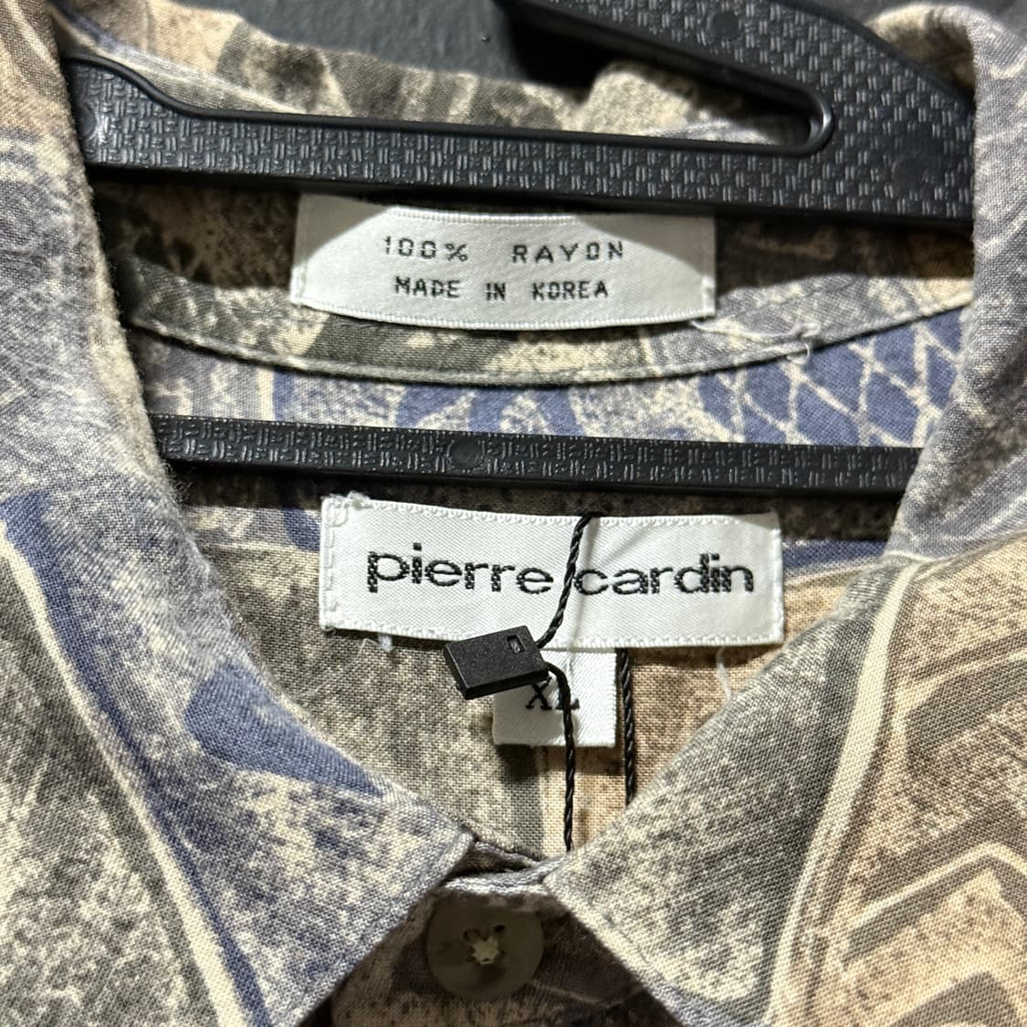 pierre cardin 빈티지 에스닉 패턴 오버 사이즈 반팔 셔츠 상품이미지5