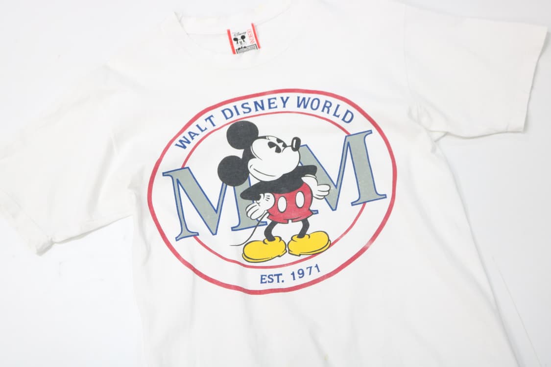 Disney 디즈니 빈티지 월트 디즈니 월드 미키 마우스 반팔티셔츠 (M 상품이미지3