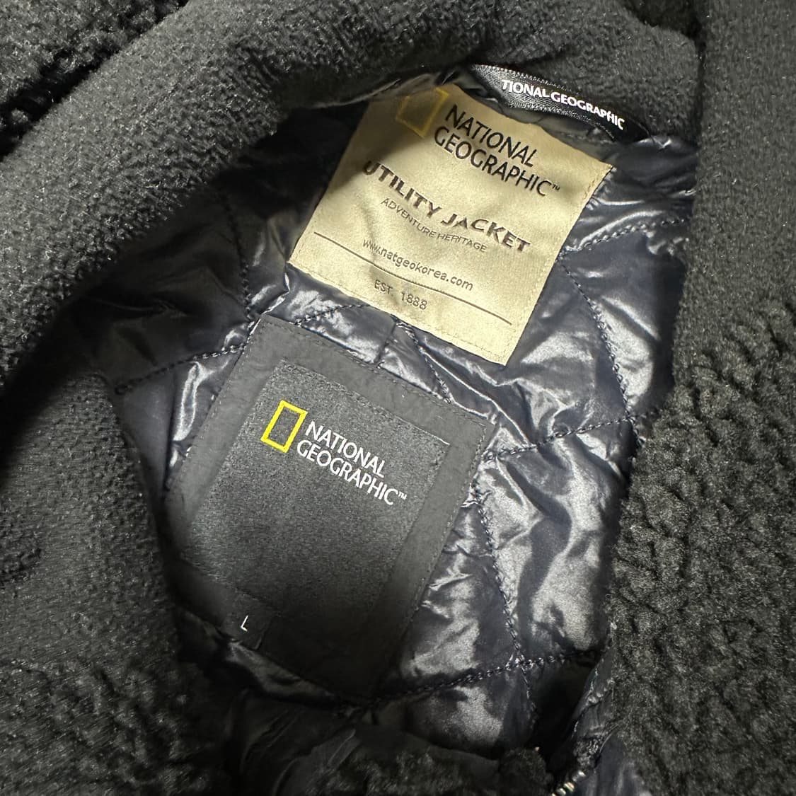 ✨ (바배) 내셔널 지오그래픽 뽀글이 플리스 집업 상품이미지3