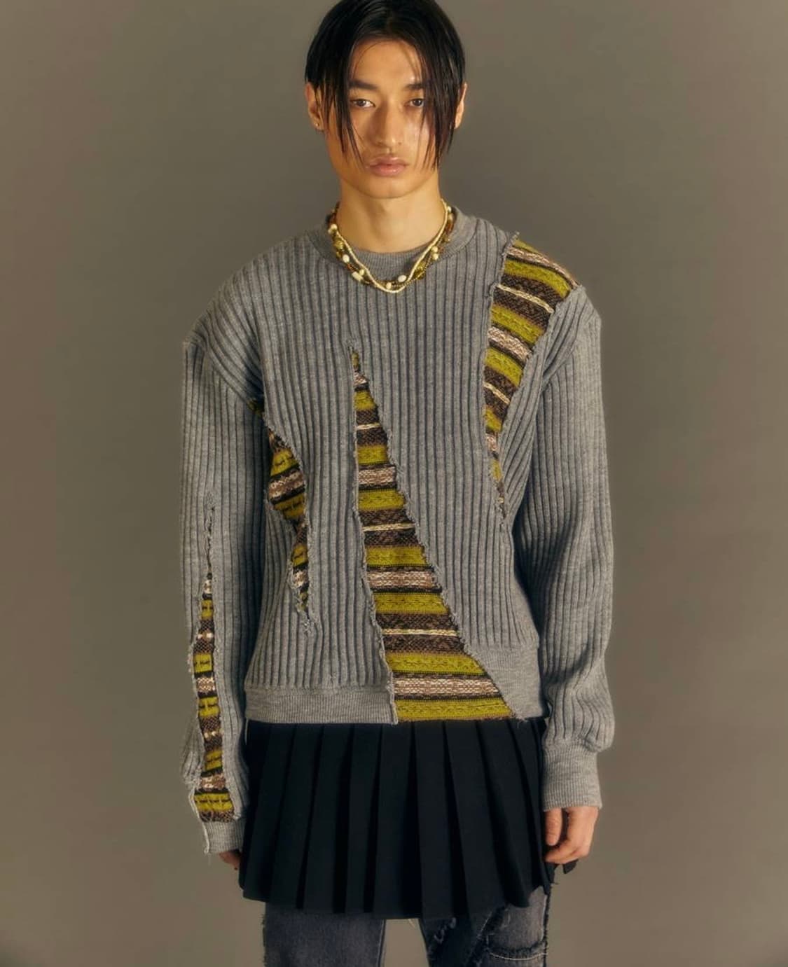 (S급) 앤더슨벨 ADSB 노르딕 크루넥 스웨터 니트 상품이미지1