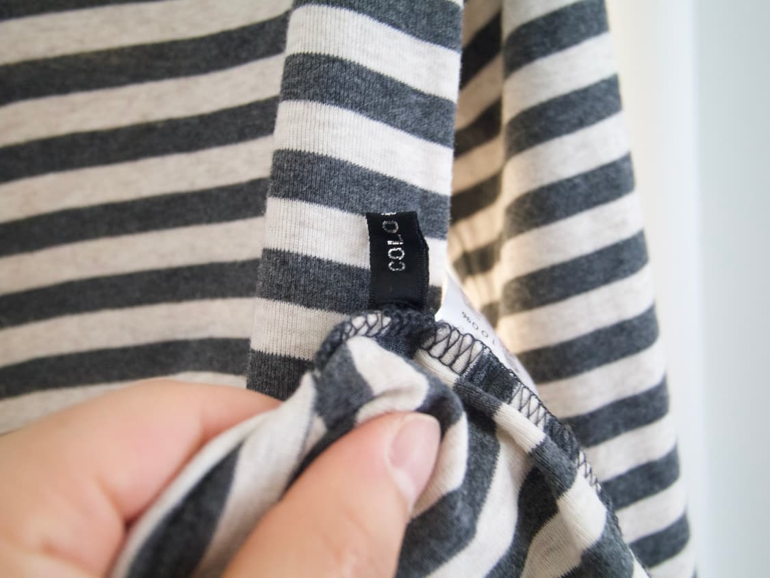 [COLORISTA] twist neck stripe sleeve 상품이미지7