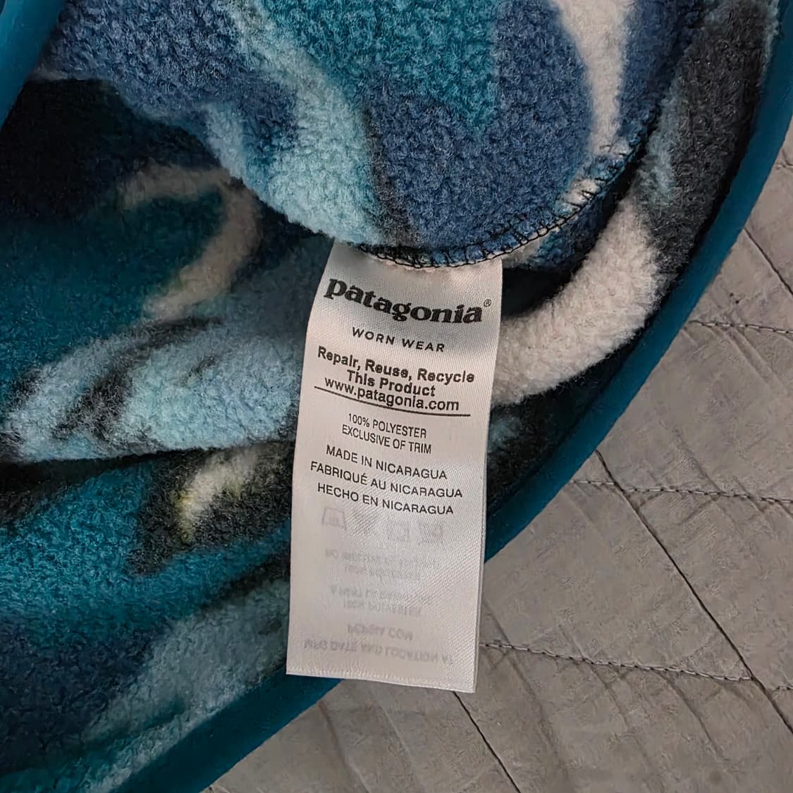 [L] 빈티지 파타고니아 신칠라 플리스 스냅 풀오버 네이티브,아즈텍 상품이미지6