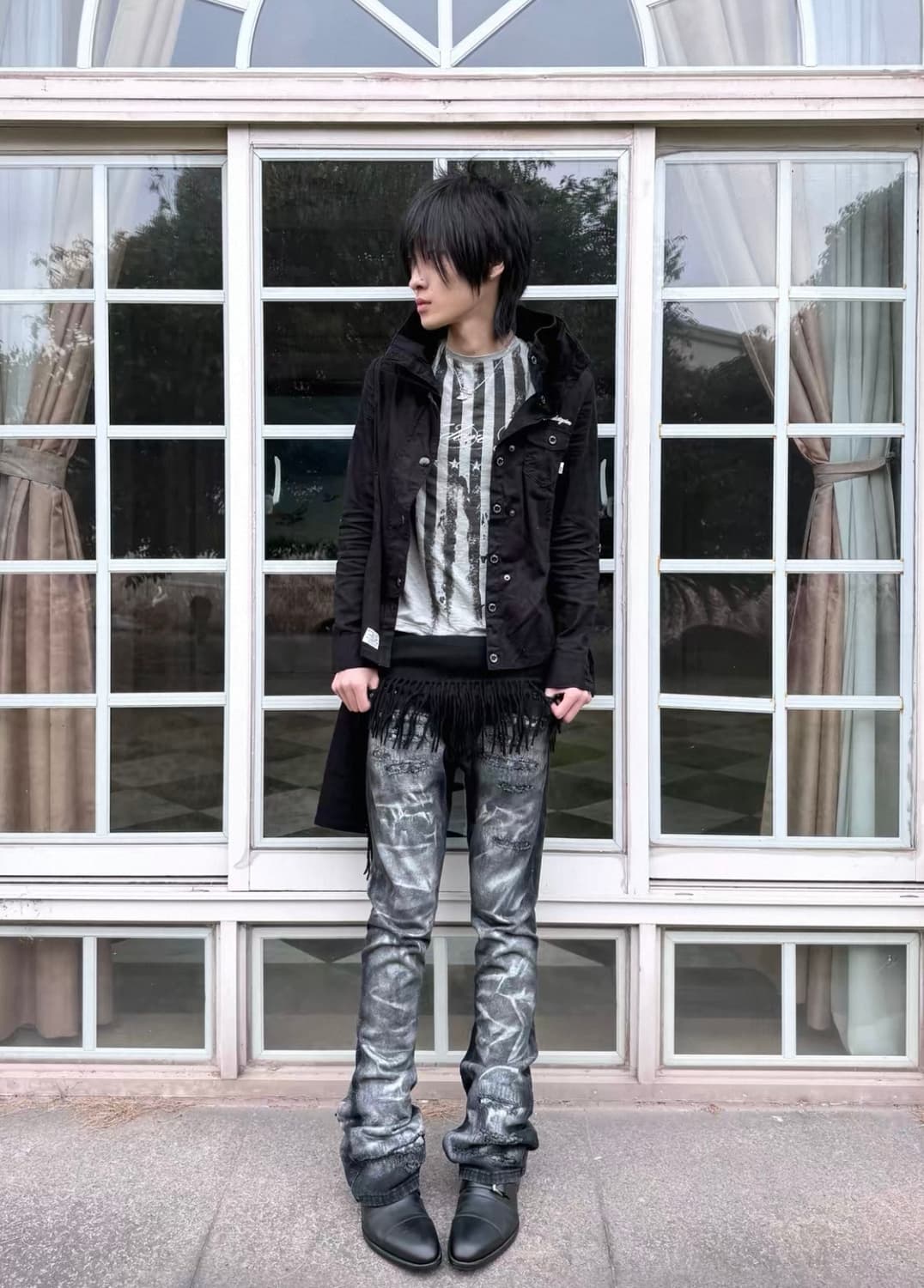 Archive Smoke Silver Stud Jeans 상품이미지3