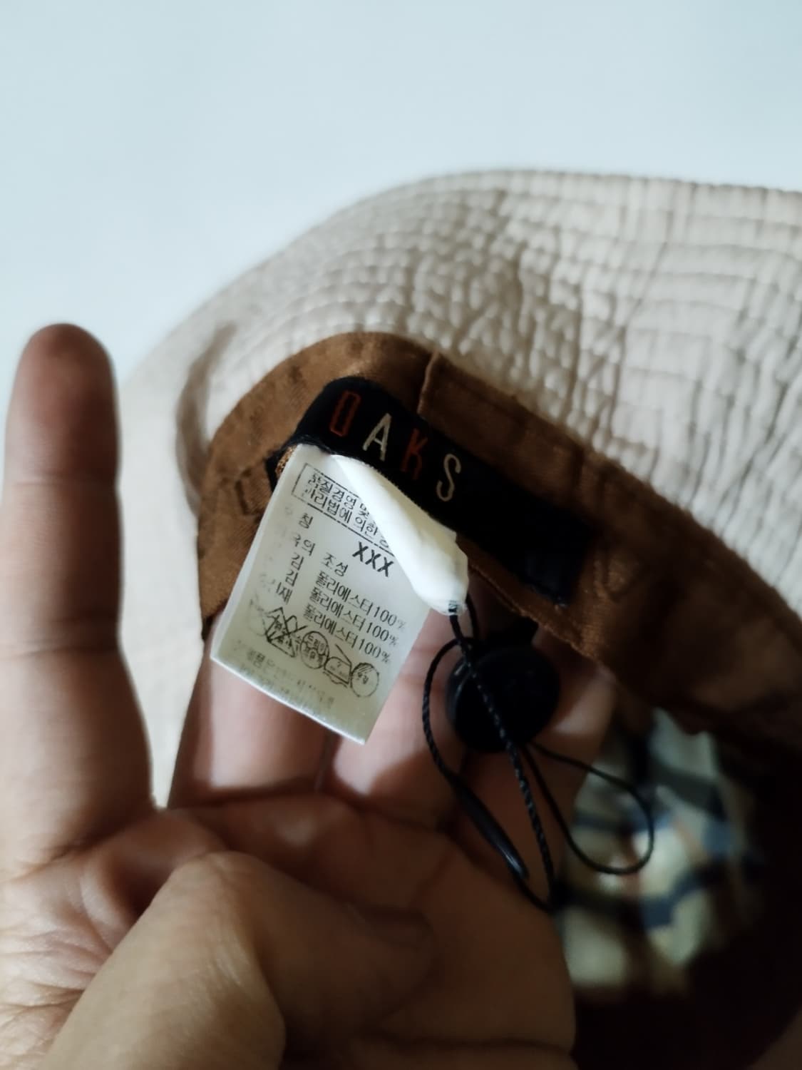 닥스 퀼팅 버킷햇 상품이미지4