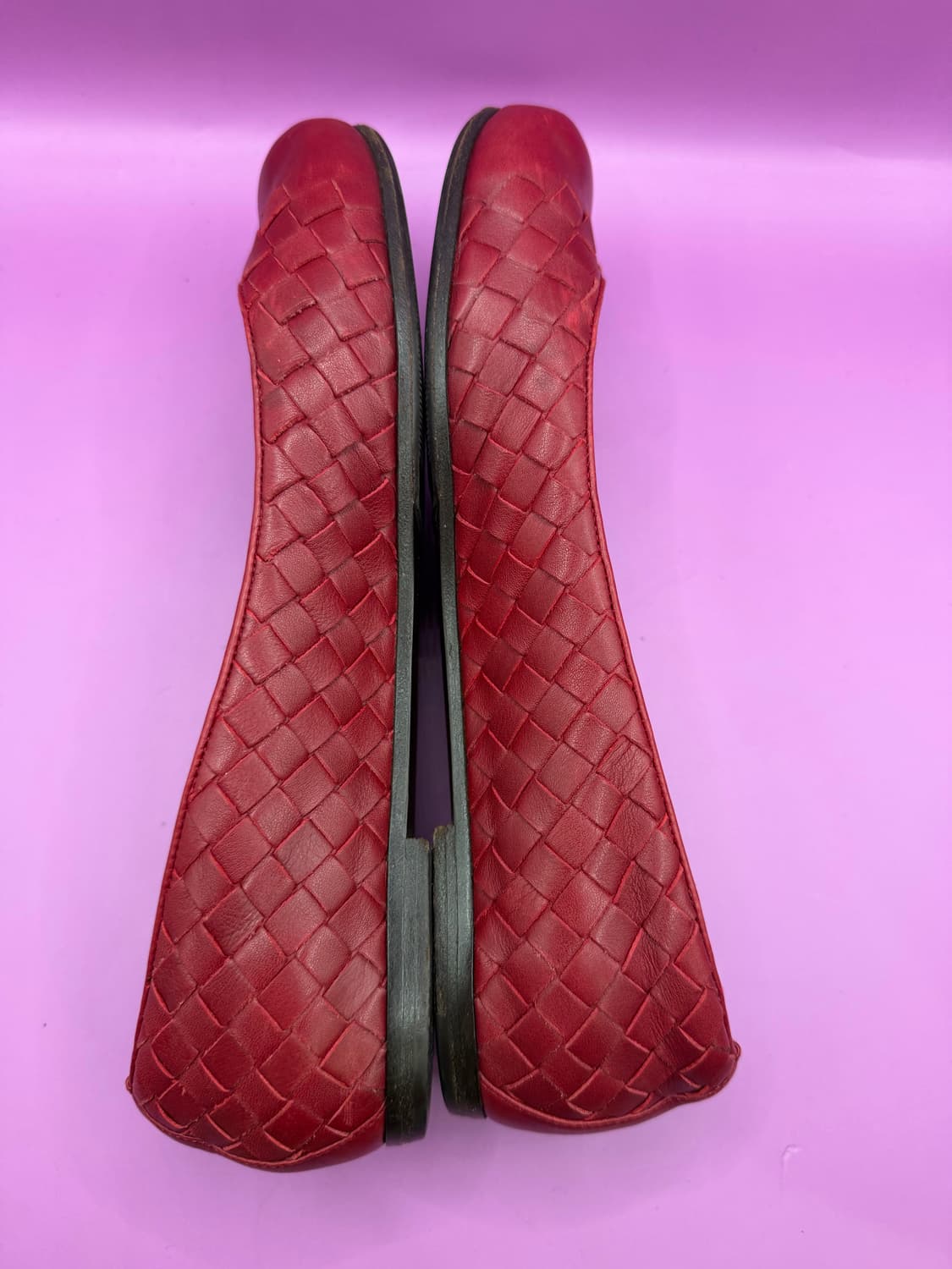 [BOTTEGA VENETA] 보테가 베네타 인트레치아토 레더 플랫 슈즈 상품이미지4