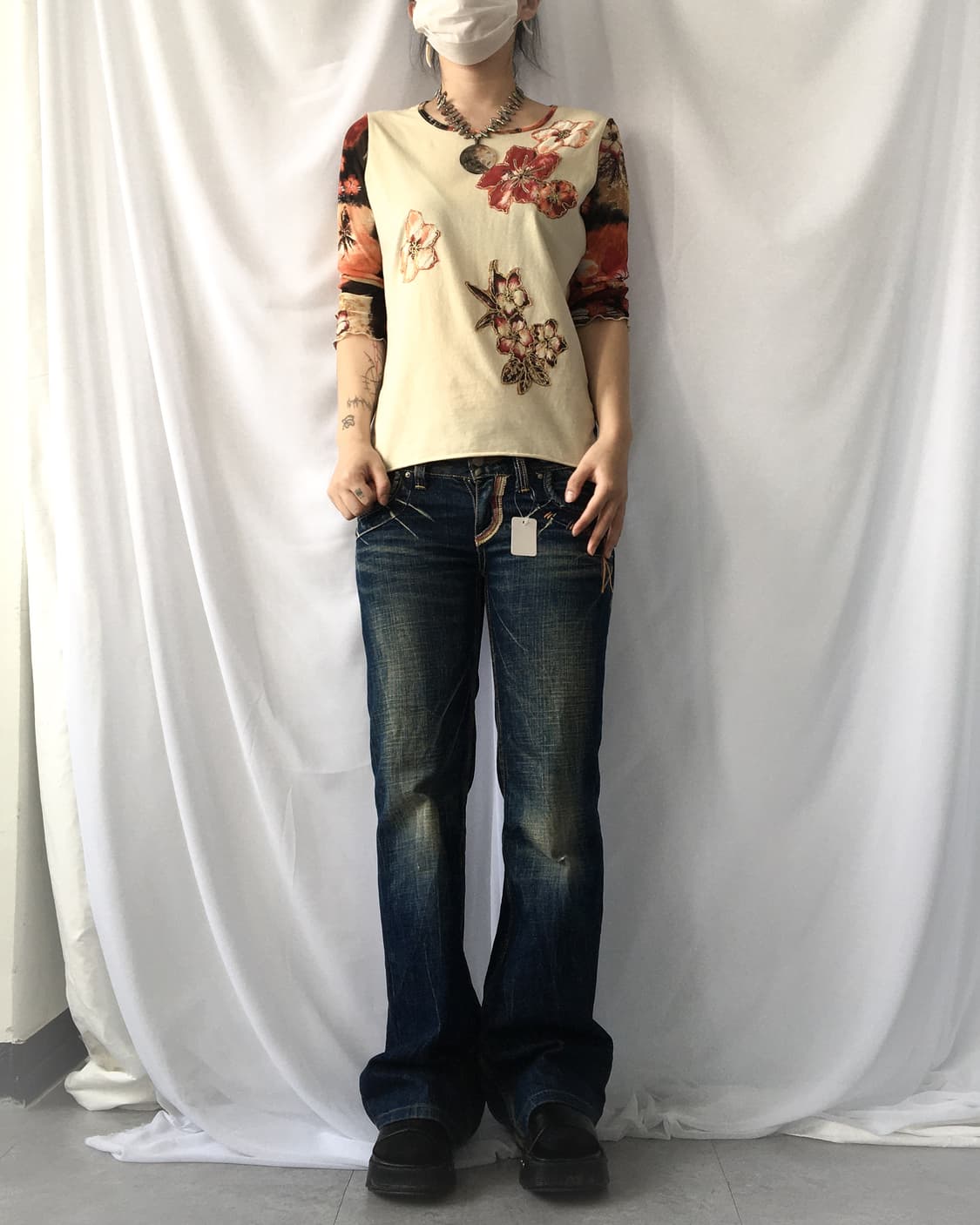 Oriental mood mesh sleeve 상품이미지6