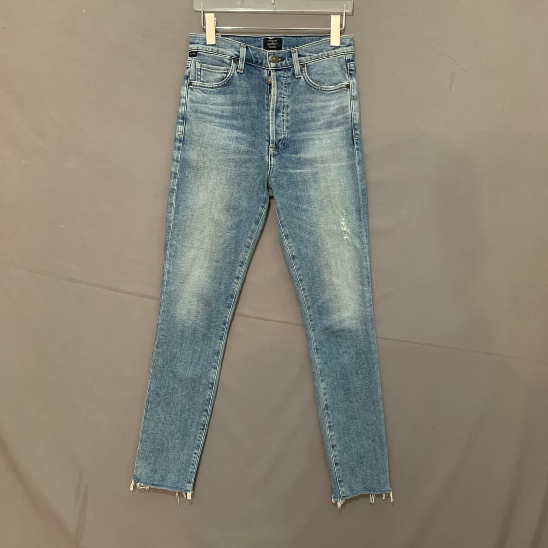 25인치 시티즌 오브 휴머니티 하이라이즈 커팅 슬릿 스판 데님 청바지 상품이미지1