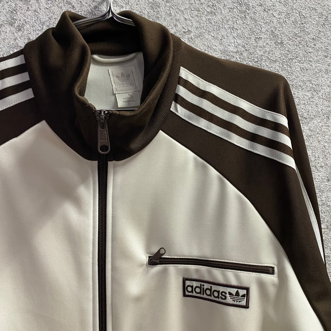 아디다스 패치로고 투톤 트랙탑 져지 B4628 상품이미지3