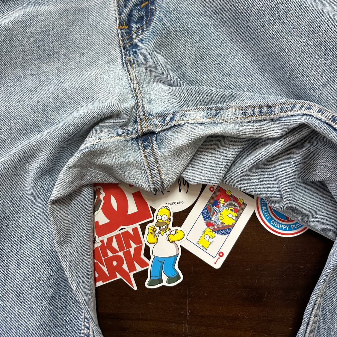 9~00s USA 리바이스 505 블루 진 데님 팬츠 37 상품이미지7