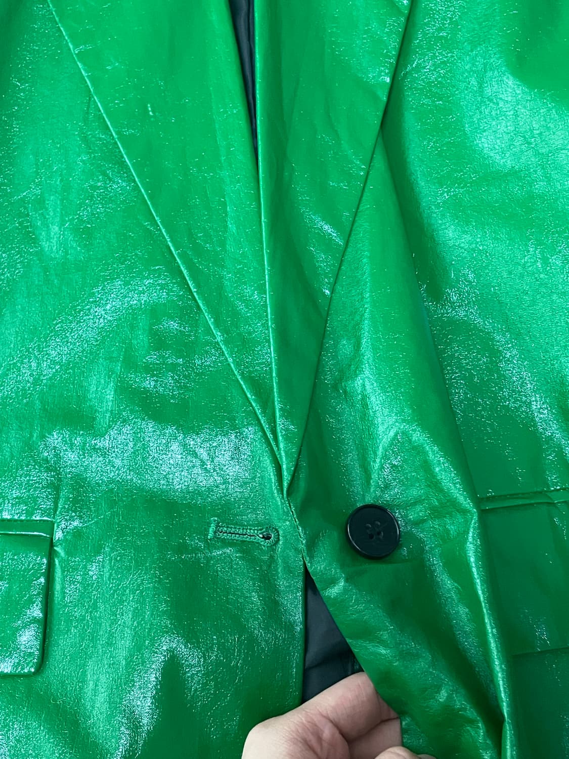 탑샵(Topshop) 비비드 그린 블레이저 자켓 상품이미지3