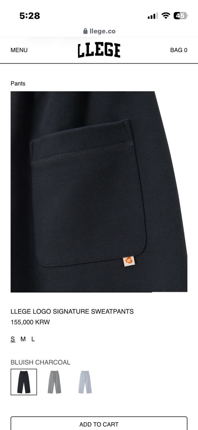 LLEGE 스웻팬츠 상품이미지3