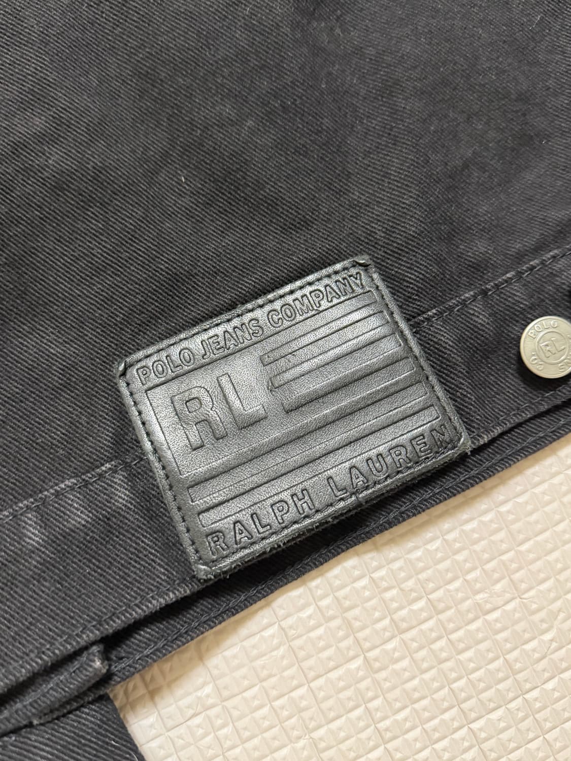 폴로 진스 2세대 블랙 데님 트러커 자켓 M 상품이미지4