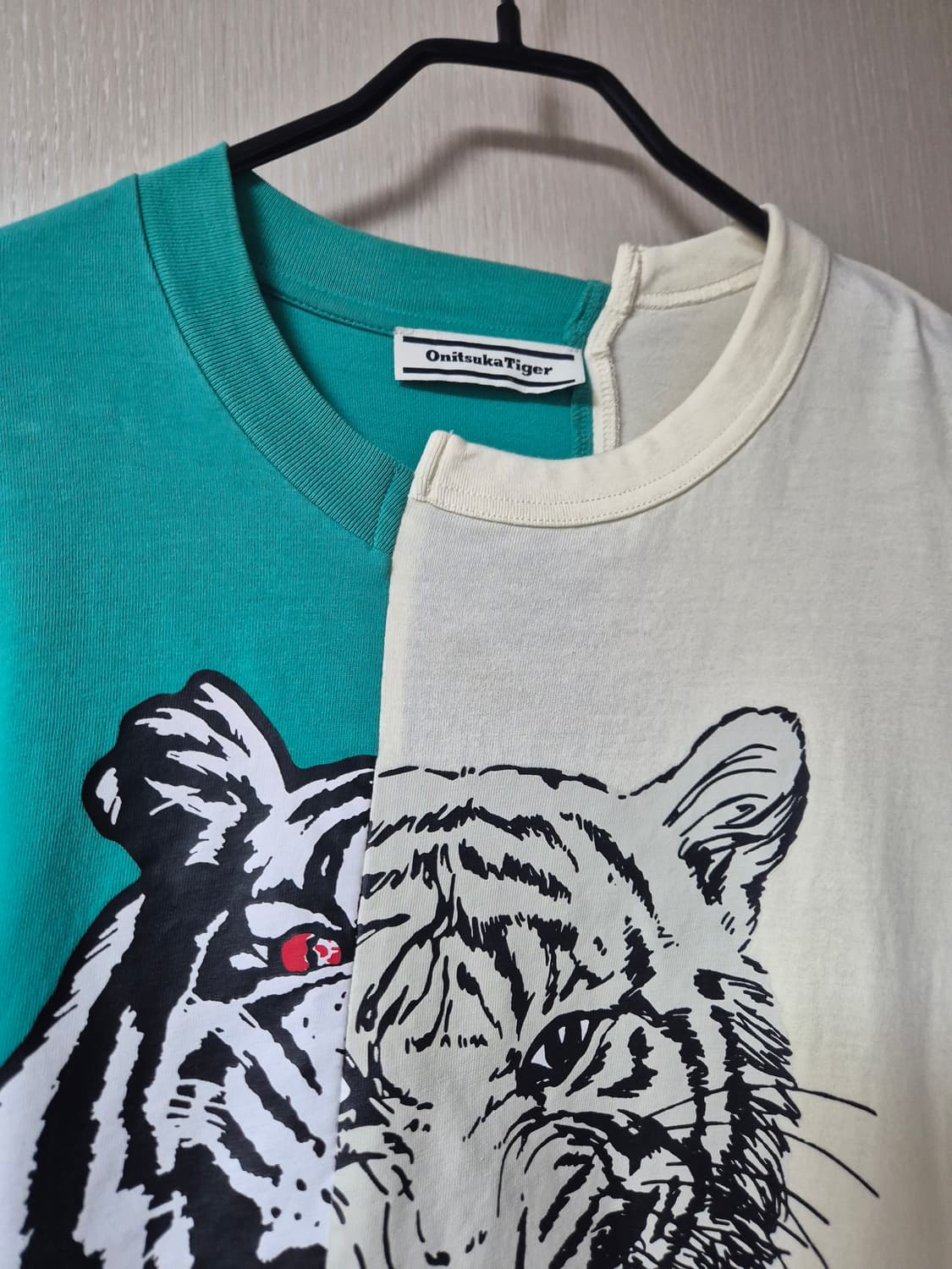 오니츠카타이거 타이거 반팔티 티셔츠 라지 상품이미지3