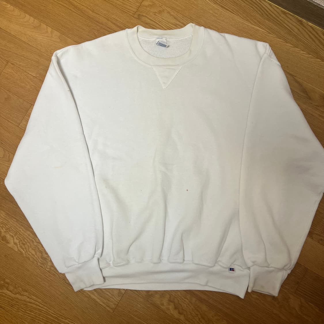 [XXL] 90s 빈티지 러셀 크루넥 화이트 상품이미지1