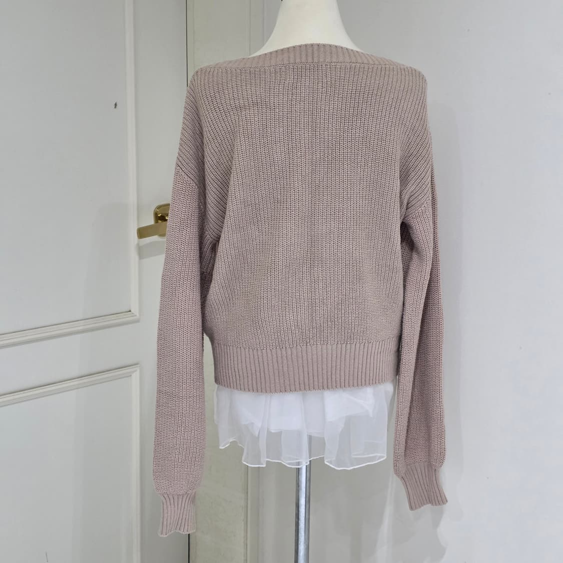 Vaniller 로맨틱 히메갸루 모리걸 진주리본 니트 상품이미지9